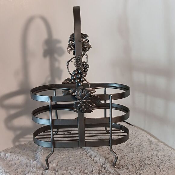 Metal Wine Bottle Caddy - Picture 6 of 6